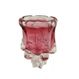 CRANBERRY ART GLASS VASE