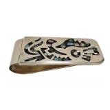 Mexico sterling money clip