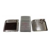 THREE LIGHTERS: WIND MASTER, EXCELLO & RONSON ADONIS
