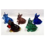 Boyd glass Scottie dogs