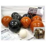 RIVOLI BOCCE BALL SET WITH CANVAS CARRY BAG