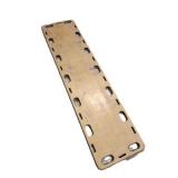  WOODEN BACKBOARD OR SPINE BOARD FROM BIRMINGHAM FIRE DEPT. WOODEN BACKBOARD OR SPINE BOARD FROM BIR