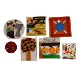 Fused glass trays