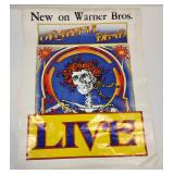 worn GrateFull Dead live poster
