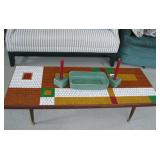 WEST GREEN INDUSTRIES GLASS MOSAIC MID-CENTURY