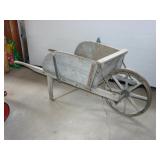 Wooden Wheelbarrow