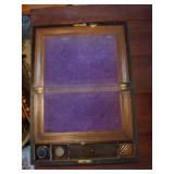 Lap desk w/ink bottles