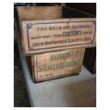 Crates w/advertising