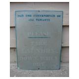 Vintage Laundry sign