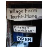 Awesome old lodge sign