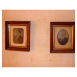 Antique portraits/frames