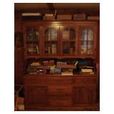 Maple 2pc hutch loaded