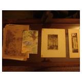 art in ink, watercolor,