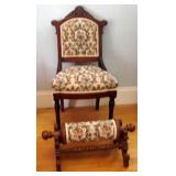 Chair with foot rest