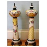 pair ceramic lamp bases