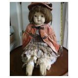 Early Wood jointed doll