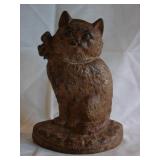 Antique cast iron doorstop