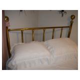 Brass bed