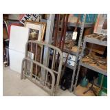 Vintage Metal Bed w/Rails