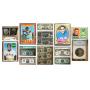 120+ LOTS OF COINS, NOTES &  SPORTS CARDS  