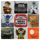 Online Estate Auction BTeam Centerville Warehouse January 4, 2026 Antiques, Collectables, Christmas,