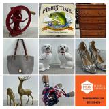 Online Estate Auction BTeam Centerville Warehouse Thursday June 18, 2026 Antiques, Collectables, Vin