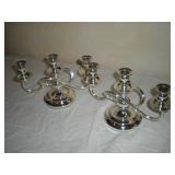 International Silver candle holders