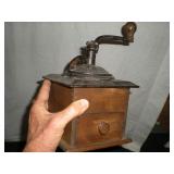 Antique coffee grinder