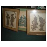 Hindu temple rubbings