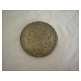 1800 Morgan silver dollar