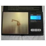 Gold Masonic pendant