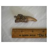 Alligator claw pendant