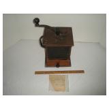 Antique coffee grinder