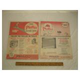 Vintage baseball scorecard