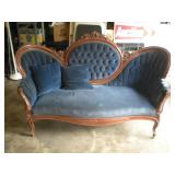 Camel Back sofa antique