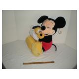 Mickey and Pinocchio plush