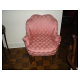 Antique wingback chair