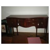 Sideboard antique, burnt leg