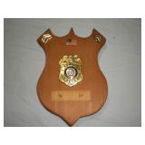 Obsolete police badge