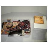 Silk ties, Rubber stamps