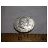 Franklin silver half dollar