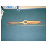 Wooden airplane prop