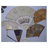 Hand fan collection hand-painted