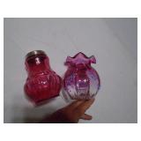 Cranberry art glass