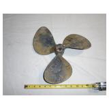 Brass boat prop heavy