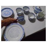 Antique blue and white China