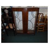 Art deco bookcase, curio cabinet