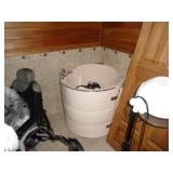 Corner walk-in whirlpool tub