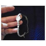 Hamilton diamond and gold wrist watch