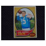 Carl Morrell signed football card